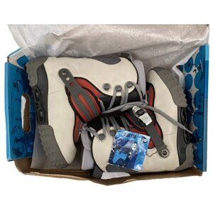 NEW IN THE BOX! BURTON VIKING SI STEP IN SNOWBOARD BOOTS! SIZE 6 MENS LIGHT TAN